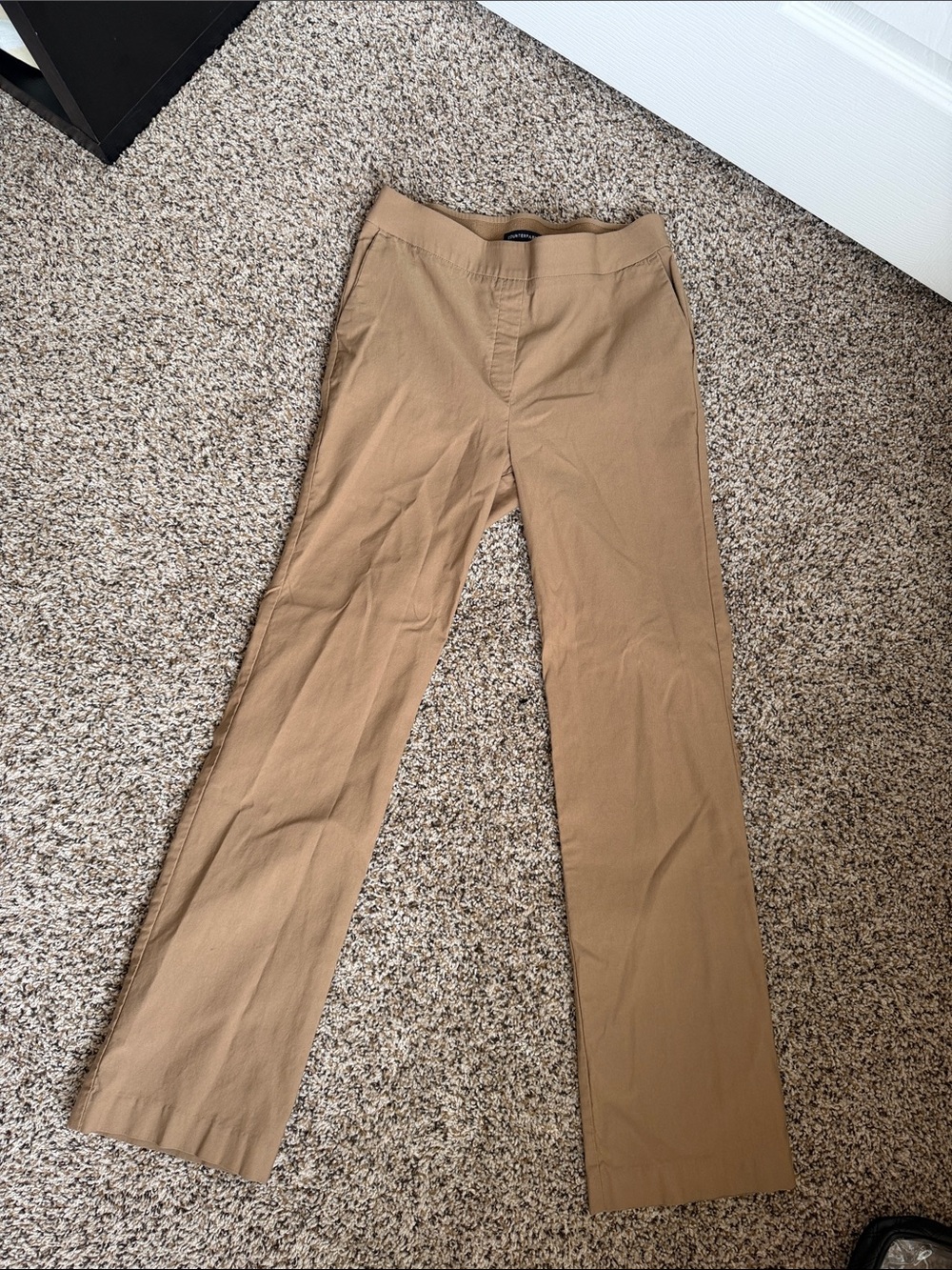 Counterparts Straight-Leg Pants in Camel